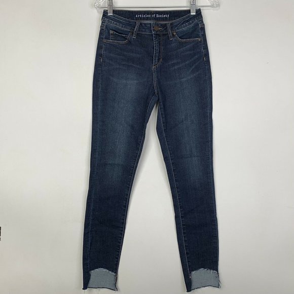 Articles of Society Denim Jeans Raw Ham Stretch Zi - Picture 2 of 10